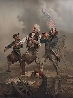 Chromolithographie par James F. Ryder de l'œuvre, retouchée par Willard, 1876.