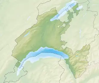 voir sur la carte du canton de Vaud
