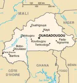 Description de l'image Burkina Faso carte.png.