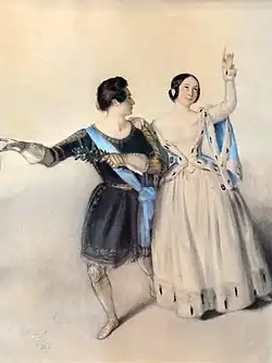 Couple de personnage de théâtre (1859) Musée des Beaux-Arts de Gaillac