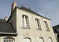 Détail de la façade du manoir côté cours
