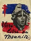Papillon "Vivre libre ou mourir".
