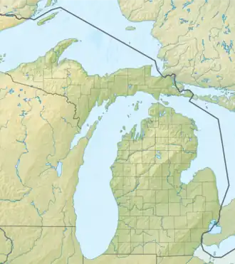 (Voir situation sur carte : Michigan)
