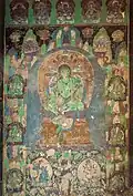 La bodhisattva Tara. Dynastie Yuan (1234/1279–1368). Grotte 4, paroi Nord.