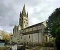 L'église Saint-Sulpice. Vue nord-ouest.
