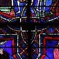 Fond et motif quadrilobé.