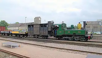 La 030T Corpet-Louvet no 75 (ex-TIV) du MTVS à Noyelles en 2021.