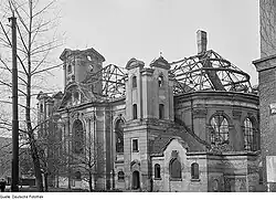 L’église détruite en 1948