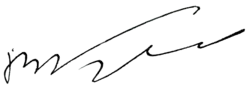 Signature de Mikhail Yanguel