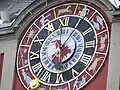 Horloge lunaire de l'hôtel de ville de Bad Windsheim.
