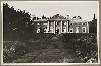 La façade arrière entre 1915 et 1949.
