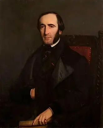 Emma Leroux de Lincy, Portrait de Louis de La Saussaye, 1845, musée des Beaux-Arts de Blois.