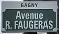Avenue René-Faugeras.