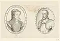 Catherine de Medicis et Henri&nbsp;II [estampe] (XVIe&nbsp;siècle)