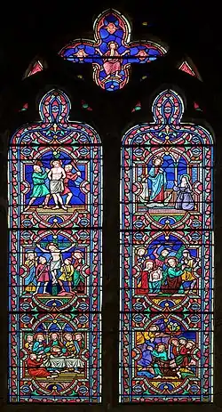 Verrière de la vie du Christ (1866) par Lucien-Léopold Lobin