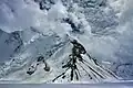 Un orage en développement au camp ALI sur le glacier Vigne, ascension du K2
