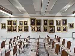 La salle des portraits des maires