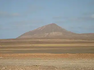 Vue du monte Grande, point culminant de Sal.