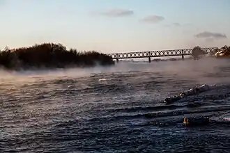 Pont sur l'Irtych à Pavlodar