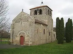 Vue de l'église en hiver (2012)