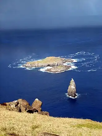 Vue de l'îlot en pointe de Motu Kao Kao