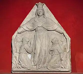 Vierge de pitié du XVe&nbsp;siècle.