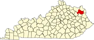 Localisation de Comté de CarterCarter County