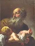 Simeon avec l'Enfant Jésus, après 1725.