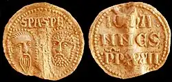 Sceau d'une bulle pontificale du pape Jean XXII