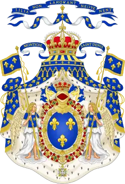 Description de l'image Grand Royal Coat of Arms of France.svg.