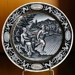 Le mois de Septembre, Pierre Reymond (1562, musée des beaux-arts de Lyon).