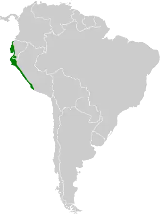 Description de l'image Amazilia amazilia map.svg.