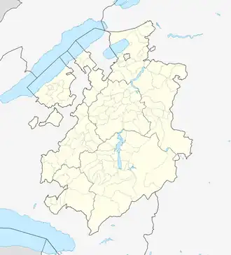 Voir sur la carte administrative du canton de Fribourg