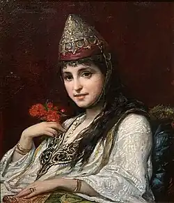 Femme au Hennin, 1890, musée d'art et d'histoire du Judaïsme, Paris.