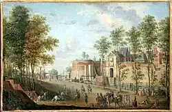 Les remparts de Bouchain en 1798 par Charles Nicolas FACHOT (Musée des Beaux-Arts de Valenciennes) [5]
