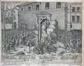Anne du Bourg, pendu puis brûlé en 1559 à Paris.