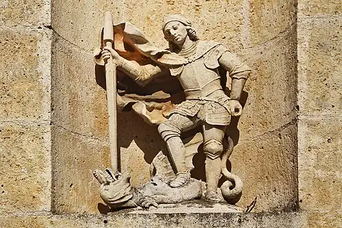 Saint Georges terrassant le dragon.