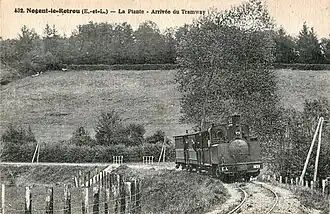 Corpet-Louvet (no&nbsp;856-1901) no&nbsp;11 "Mignières" des Tramways d'Eure-et-Loir.