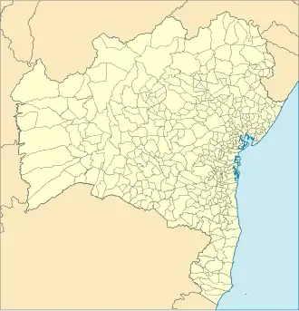 Voir sur la carte administrative de Bahia