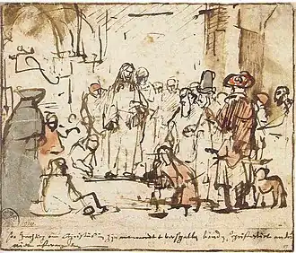 Rembrandt, Le Christ et la Femme adultère, 1644.