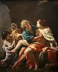 Loth et ses filles, par Simon Vouet en 1633.