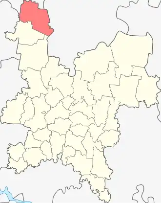 Localisation de Raïon de Louza
