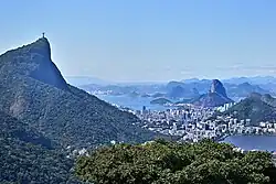 Vue sur le Corcovado et le Pain de Sucre