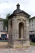 Le puits, face ouest (juin&nbsp;2012)
