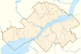 voir sur la carte de la Région métropolitaine de Trois-Rivières