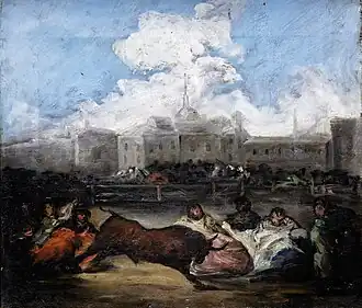 Course de taureau (1860) Musée Goya[30]