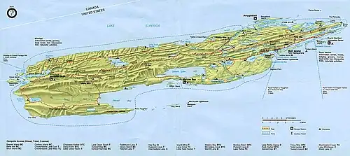 Carte officielle du parc (National Park Service).