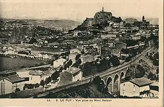Vue générale du Puy, au tout début du XXe&nbsp;siècle.