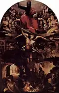 St Michel et les anges rebelles 1526-1530 Église san Nicolo, Sienne