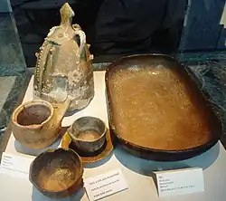 Poteries provenant du secteur de Lanveur en Lannilis (XIXe et XXe siècles).